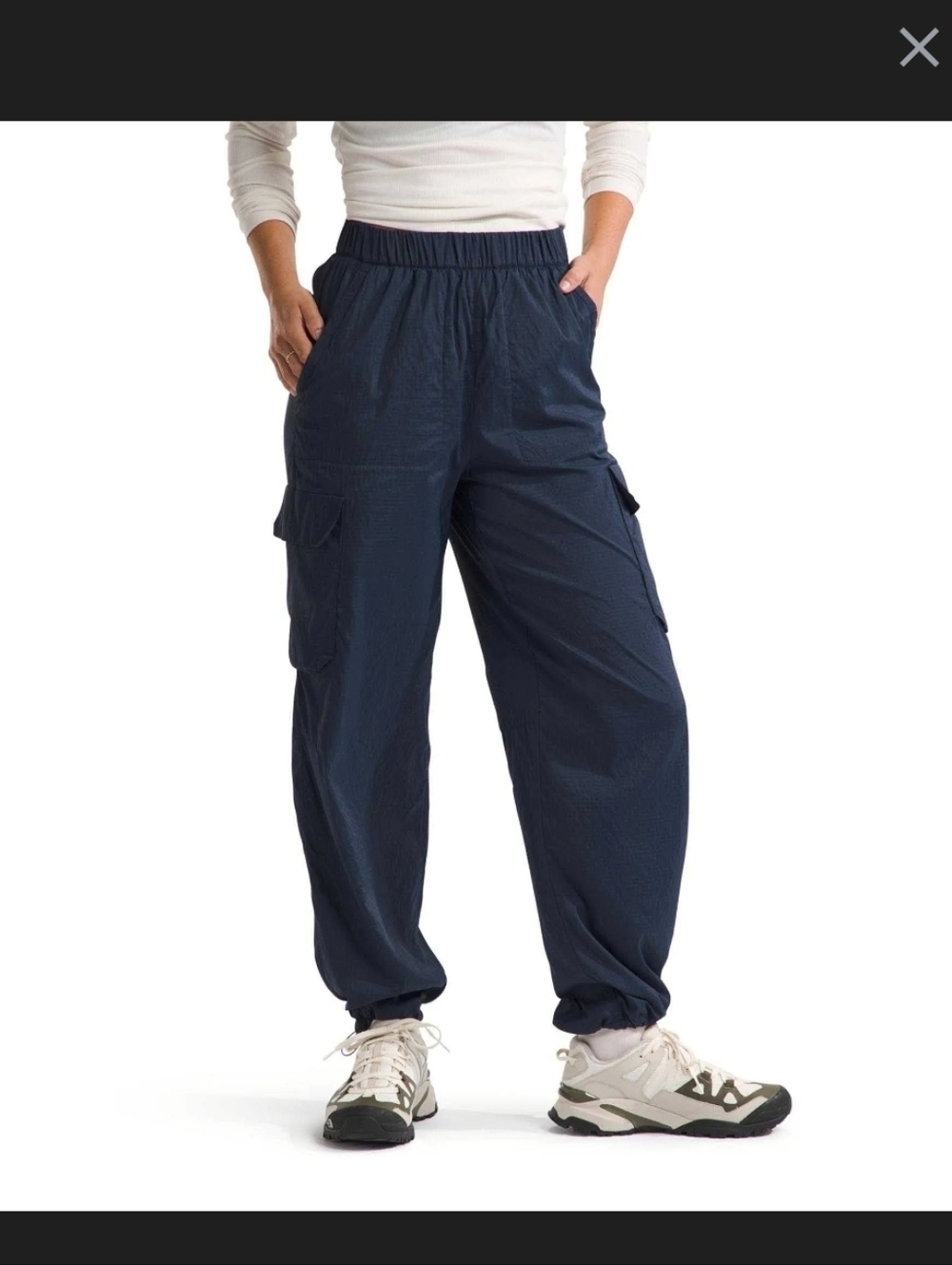 The North Face Women's Spring Peak Cargo Pants Navy Blue Size Medium NWT
